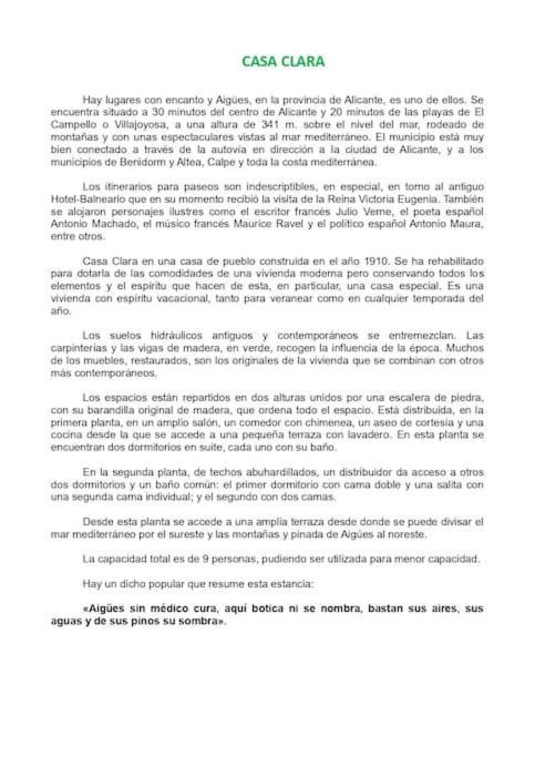 Willa Casa Clara Pueblo, Mar Y Montana Aigues Zewnętrze zdjęcie